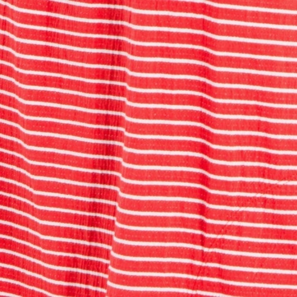MAX STUDIO Swingy Summer Stripe Knit Dress Pockets::RED WHITE SEAPORT STRIPE:: - Picture 5 of 8
